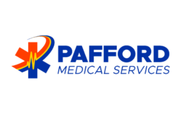Pafford Medical Services logo with a stylized star and pulse line.