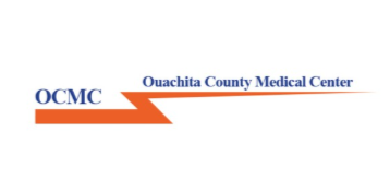 Logo of Ouachita County Medical Center with OCMC initials and text