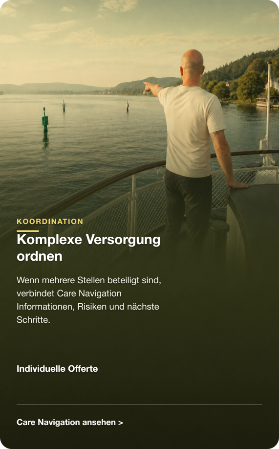 Details zu Care Navigation: Komplexe Versorgung ordnen, individuelle Offerte