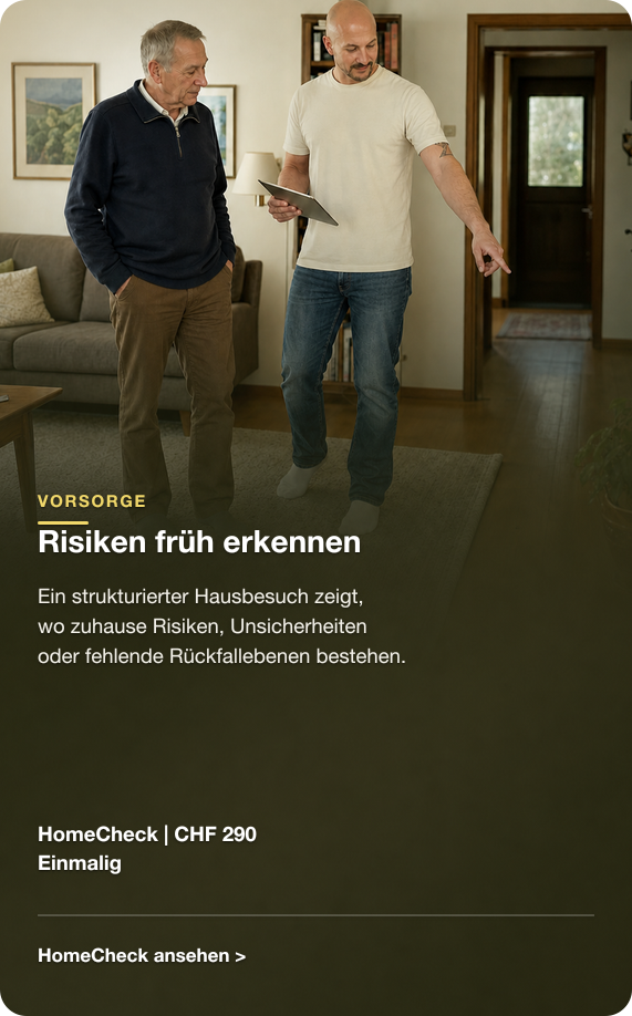 Details zu HomeCheck: Risiken früh erkennen, CHF 290 einmalig