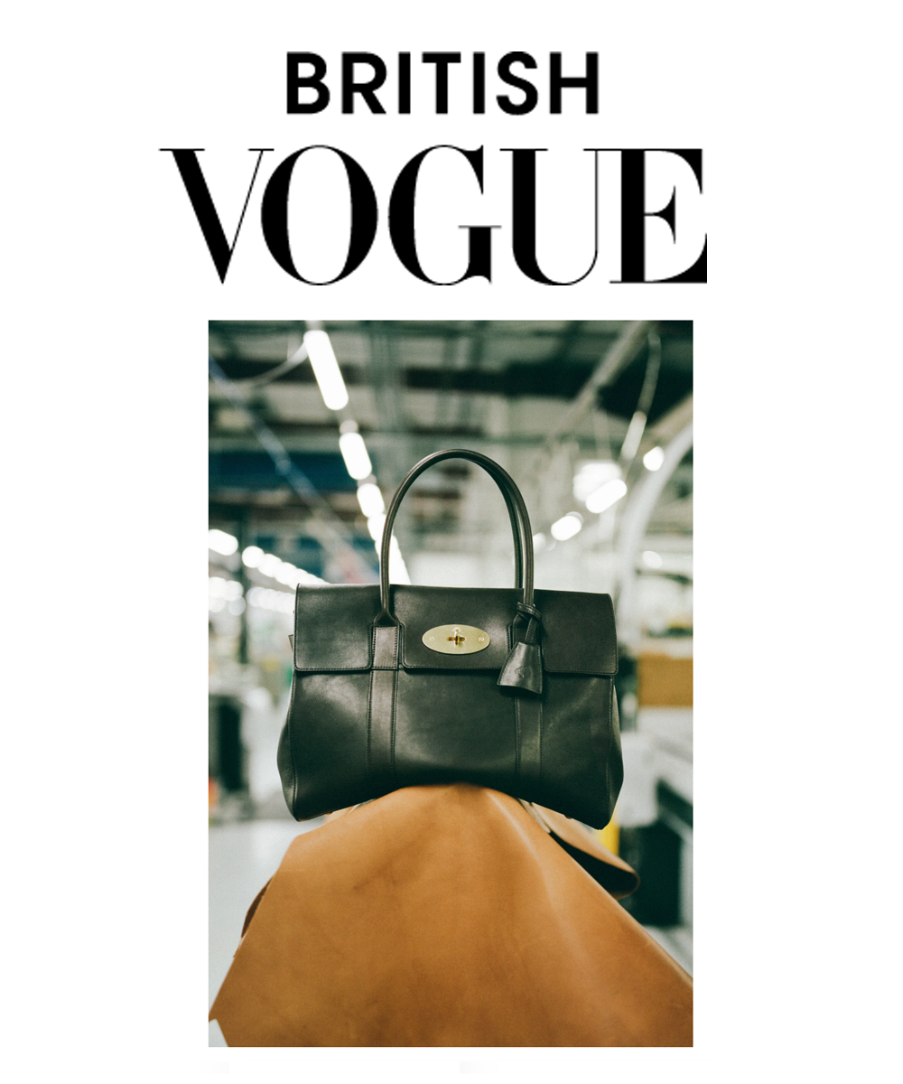 British Vogue: “Mulberry’s Latest Bag Drop Takes Made In The UK To The Next Level”