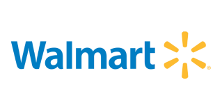 Walmart logo on a black background