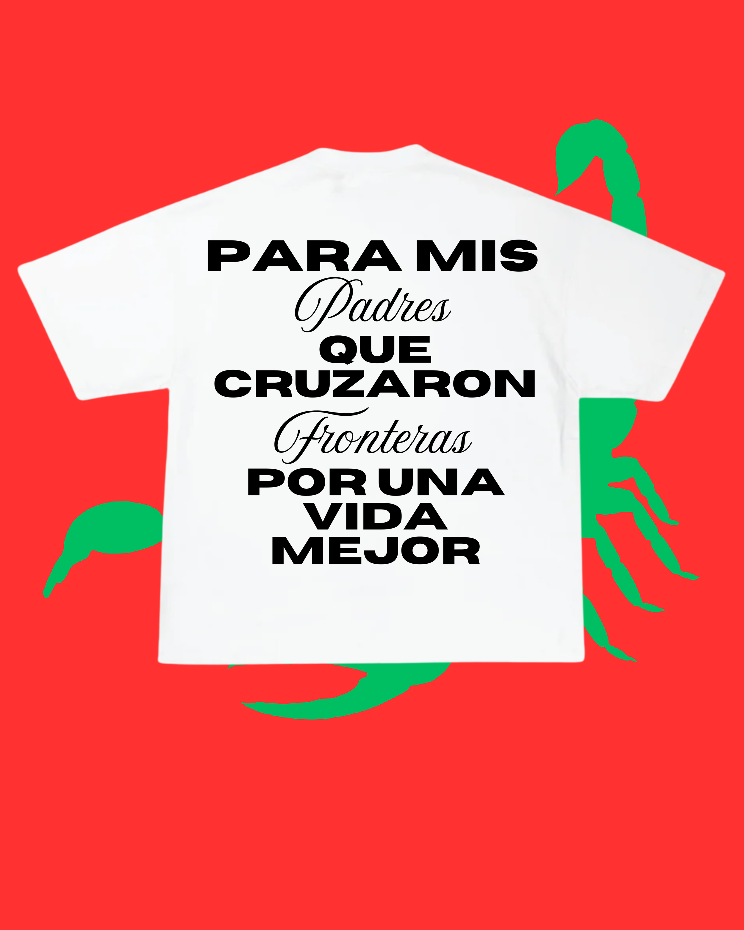 Para mis padres - Tee (White