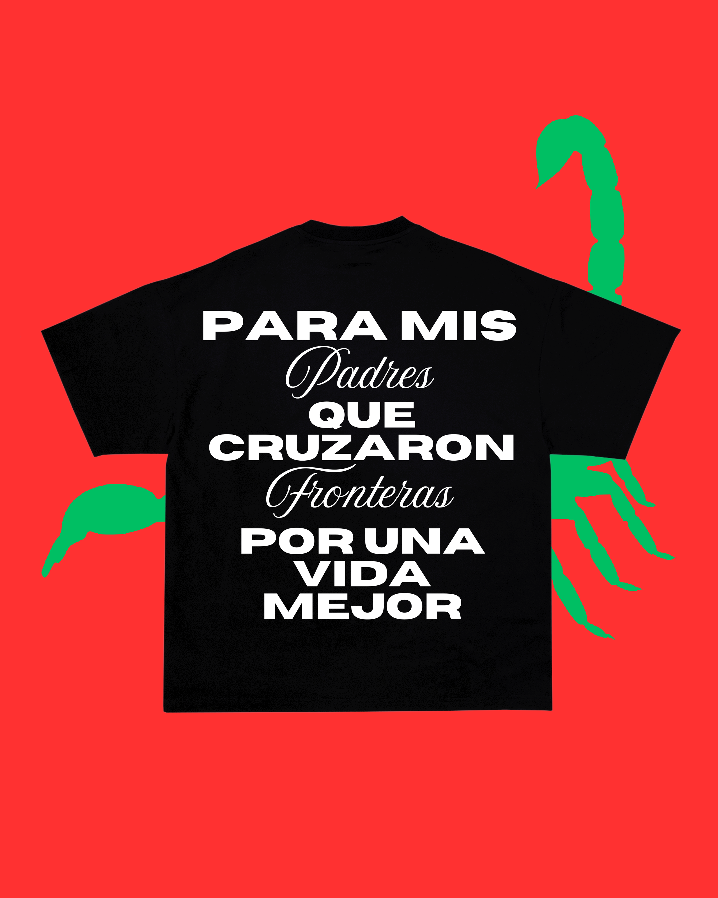 Para mis padres - Tee (Black)