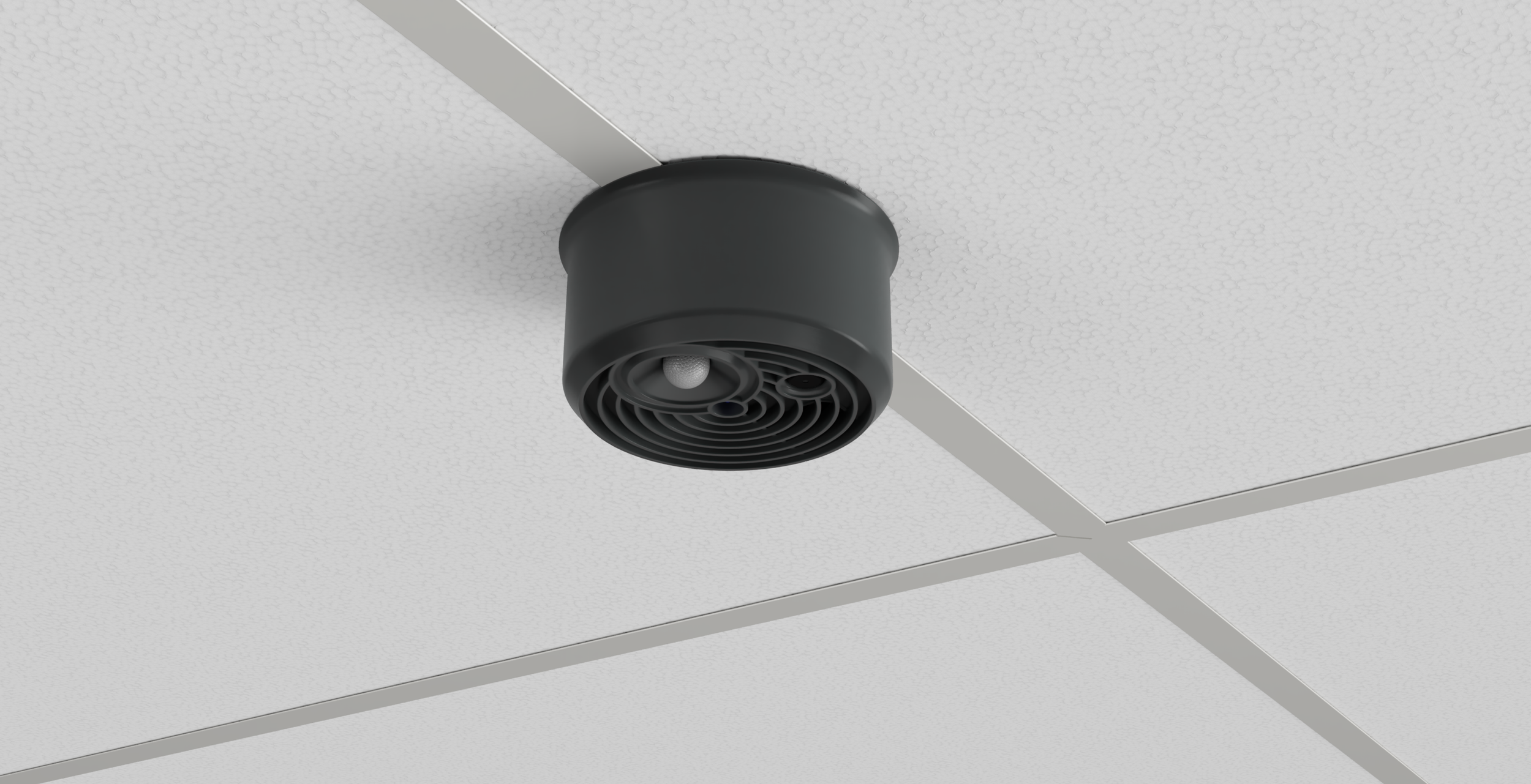 NF-1 Atmos vapedetector aan het plafond