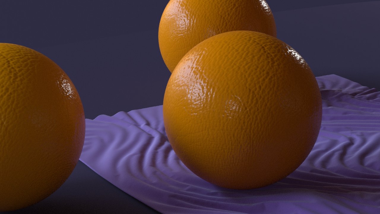 Houdini lighting excersize on an orange