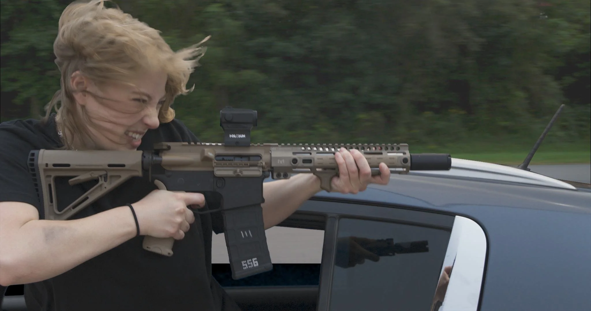 Green screen compositing from two foreground and background plates