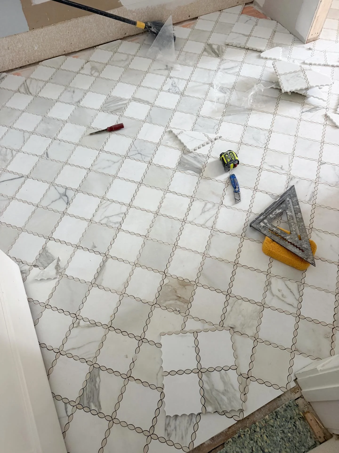 Can&rsquo;t be more unique than this! A bit messy now, but we are so close to completion! 🤍