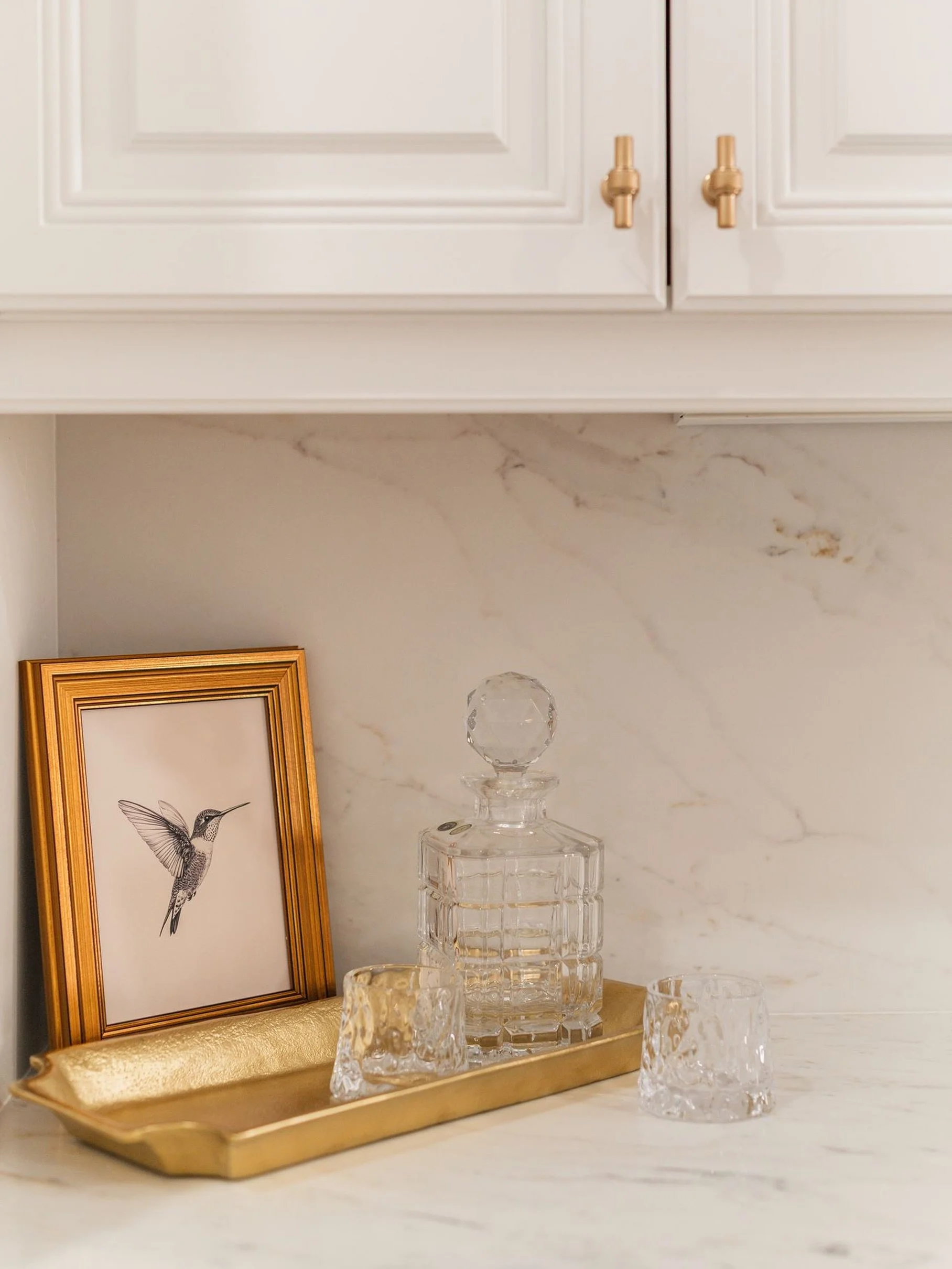 A little corner moment from our Boca project. Now let&rsquo;s ask&hellip;
what would be in these glasses tonight?

Scotch?
Bourbon?
Vodka on ice?
A classic cocktail?

Mine is Tito&rsquo;s, club soda, and fresh lime. Although an espresso martini makes
