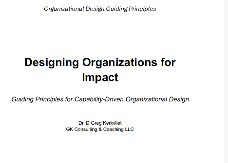 Org Design Principles 