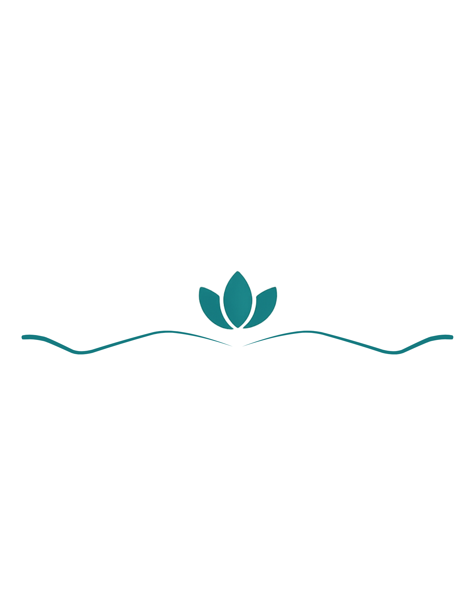 Elegant logo with a centered lotus flower above two wavy lines, and the text 'Pure Serenity Wellness' beneath.