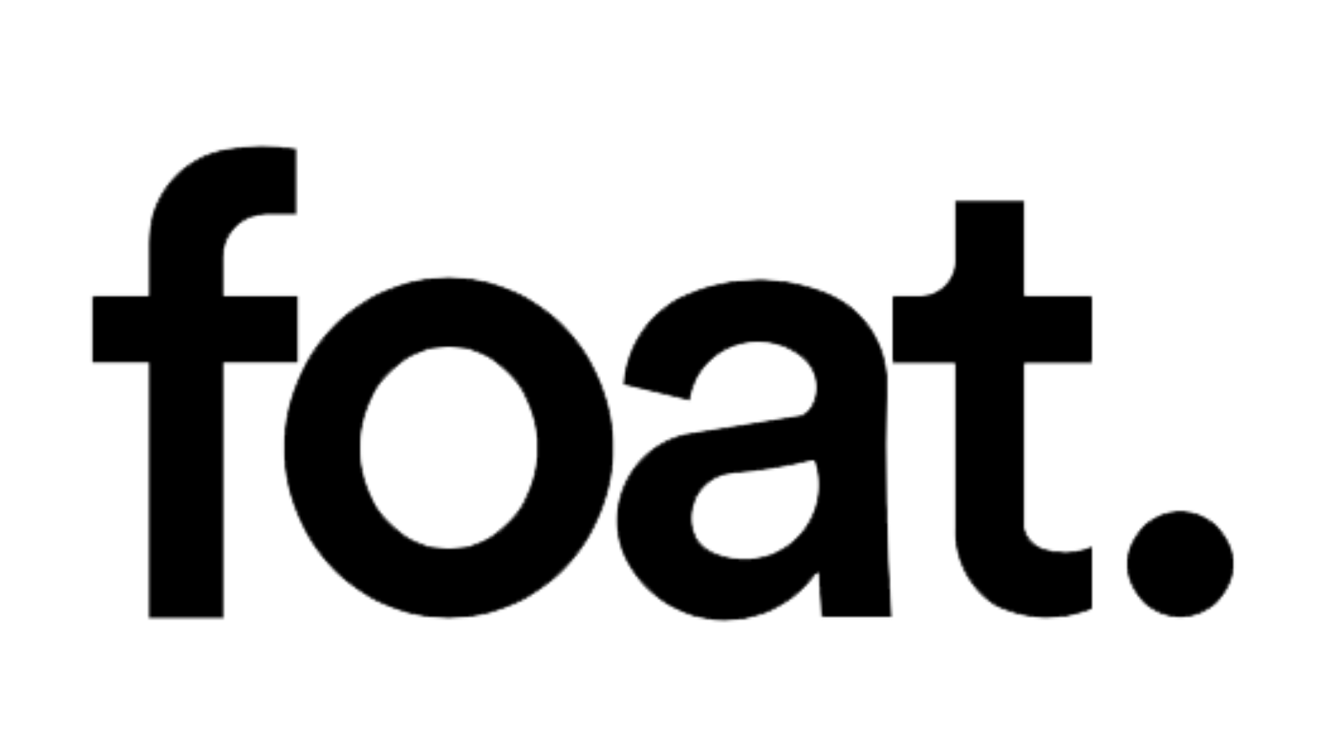Black and white logo of design studio Foat