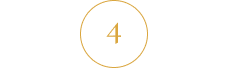 Number 4 inside a white circle with a gold outline