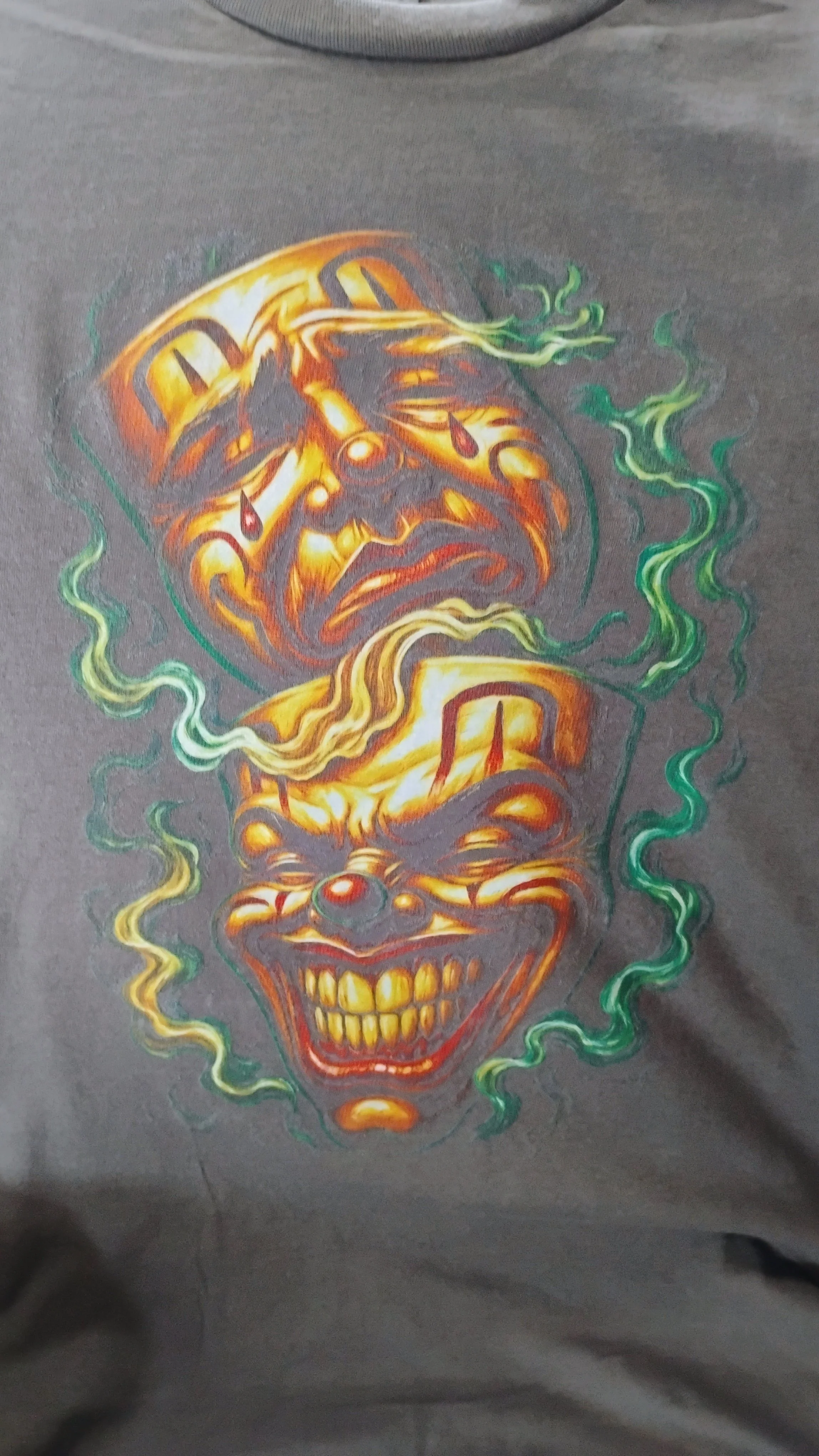 Vivid Clown Face Graphic Tee
