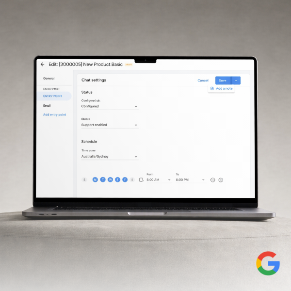 Google — Cases Admin Draft Annotations