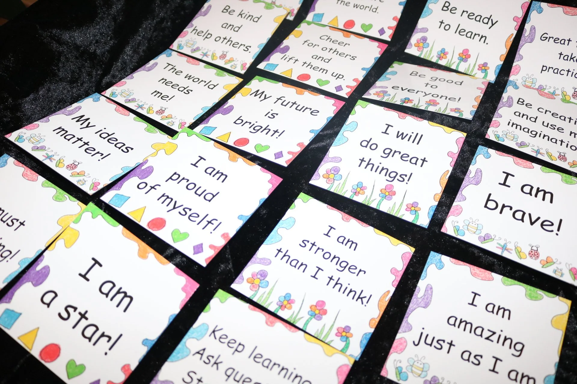 Kids Motivational Cards