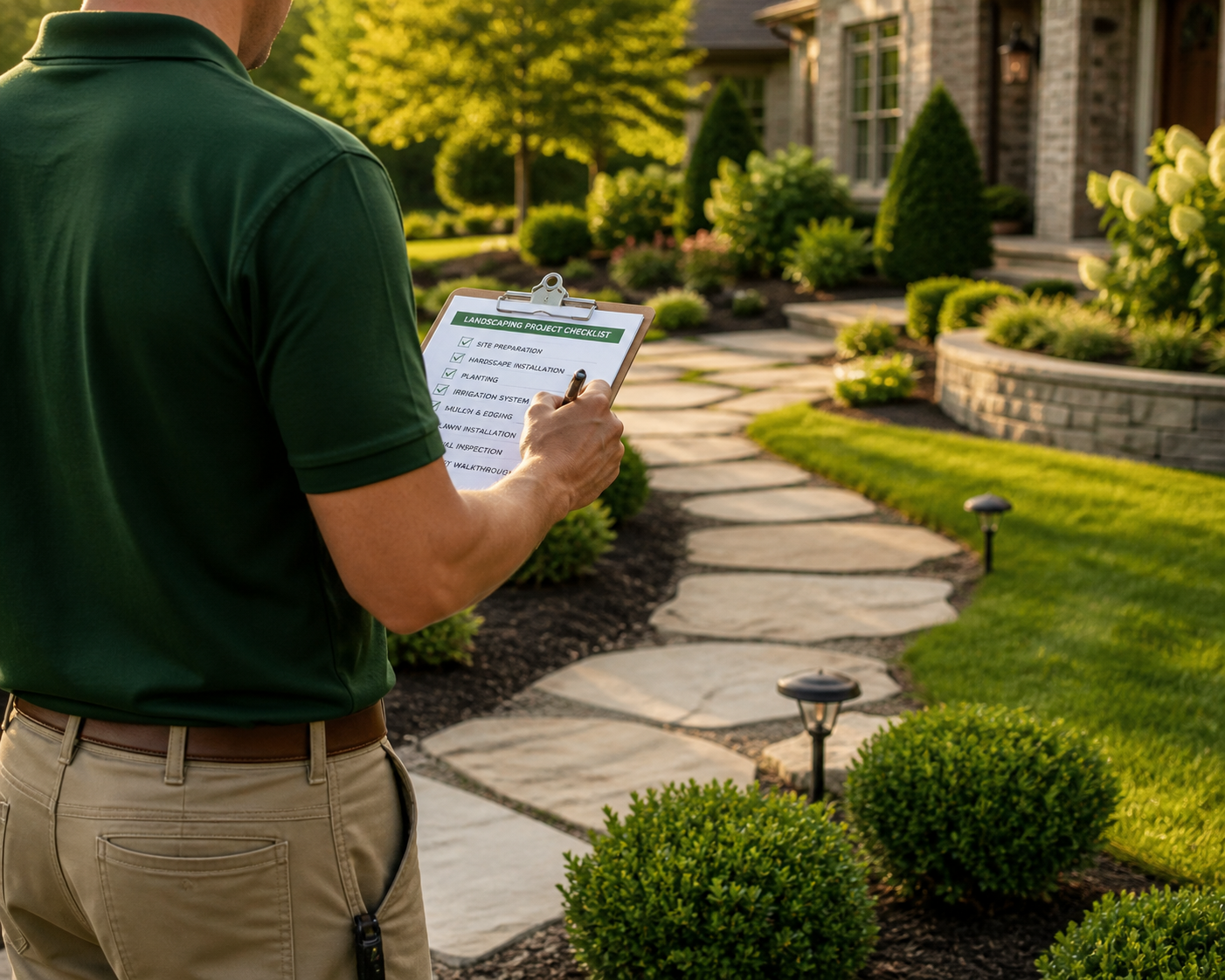 Organized landscaping operations with clear project tracking and job site control Iredell County, NC