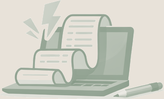Laptop overflowing with digital folders highlighting a business owner overwhelmed by catch‑up bookkeeping before hiring Avalon Advisory.