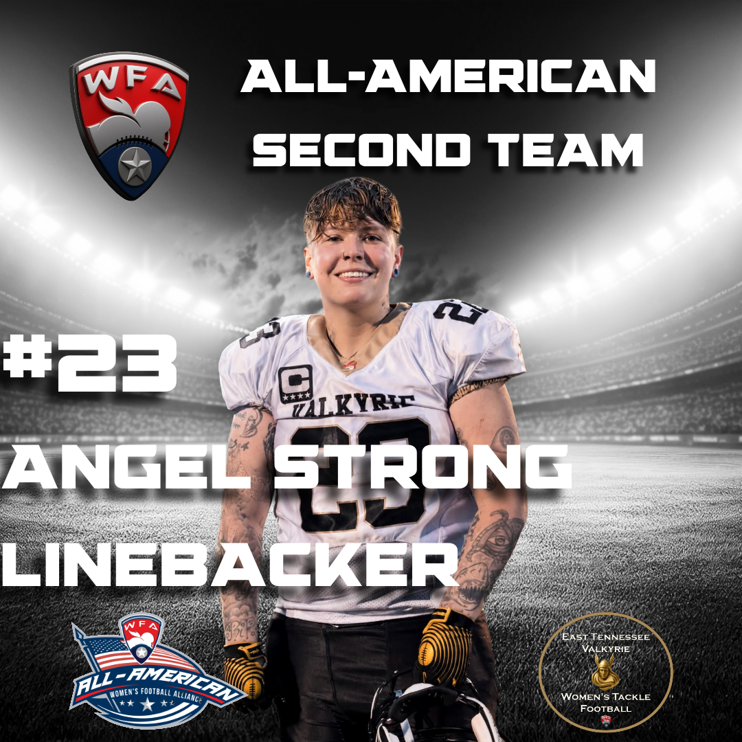 All-American Second Team, Angel Strong, #23, Linebacker