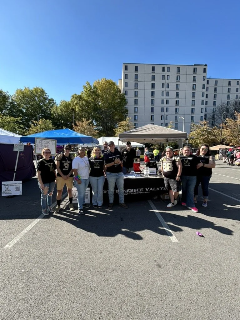 East Tennessee Valkyrie team in a festival.