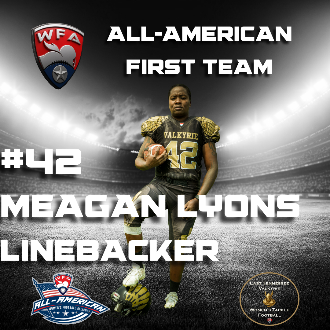 All-American First Team, Meagan Lyons, #42, Linebacker