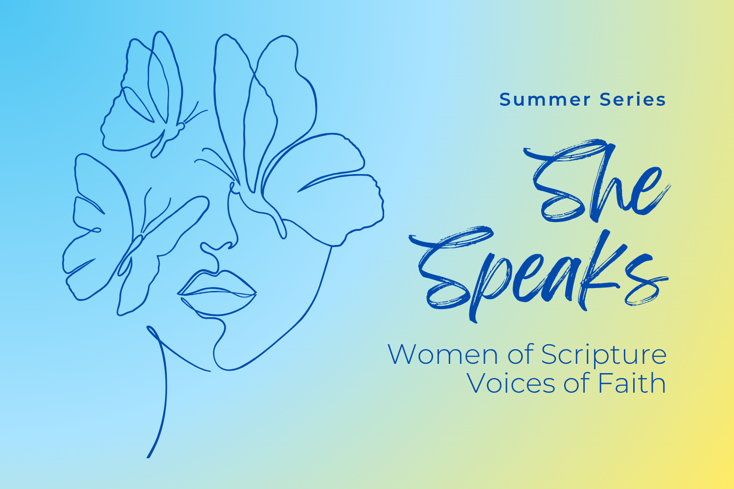 She Speaks: Summer Worship Series