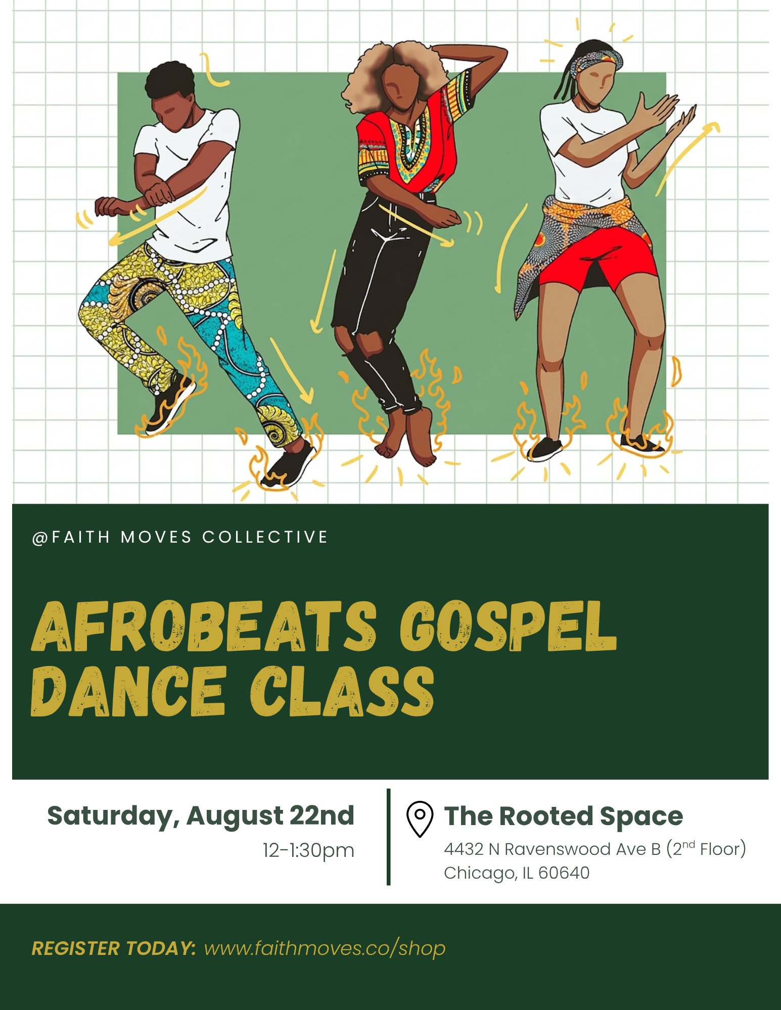 Afrogospel Dance Class- CHICAGO (August 22nd, 2026)