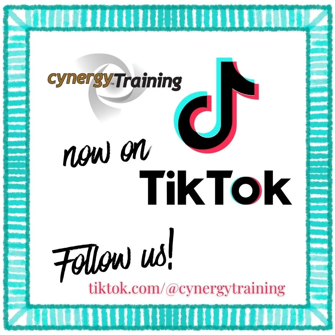 We’re on TikTok! Follow Cynergy Training