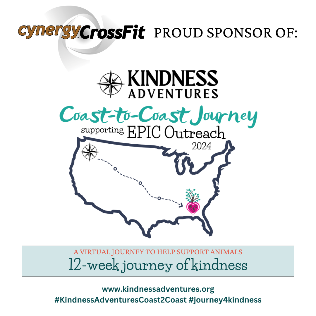 Join Cynergy CrossFit in the Kindness Adventures Coast-to-Coast Journey!