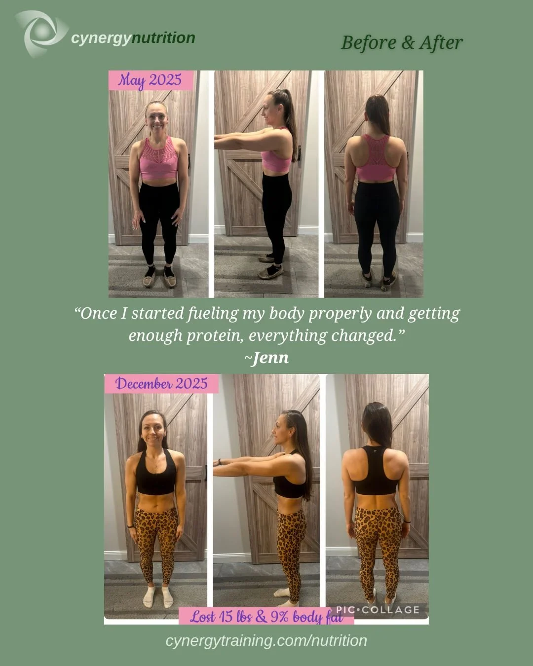 Jenn’s Cynergy Nutrition Success Story: Fueling More, Feeling Better