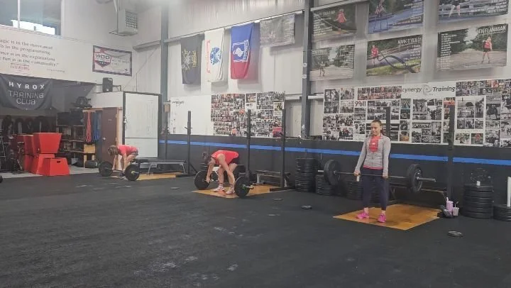 3 Position Snatch work followed by 5 3 Minute rounds of Power Snatches, Bar-Facing Burpees and Toes2Bar.
Great work everyone!