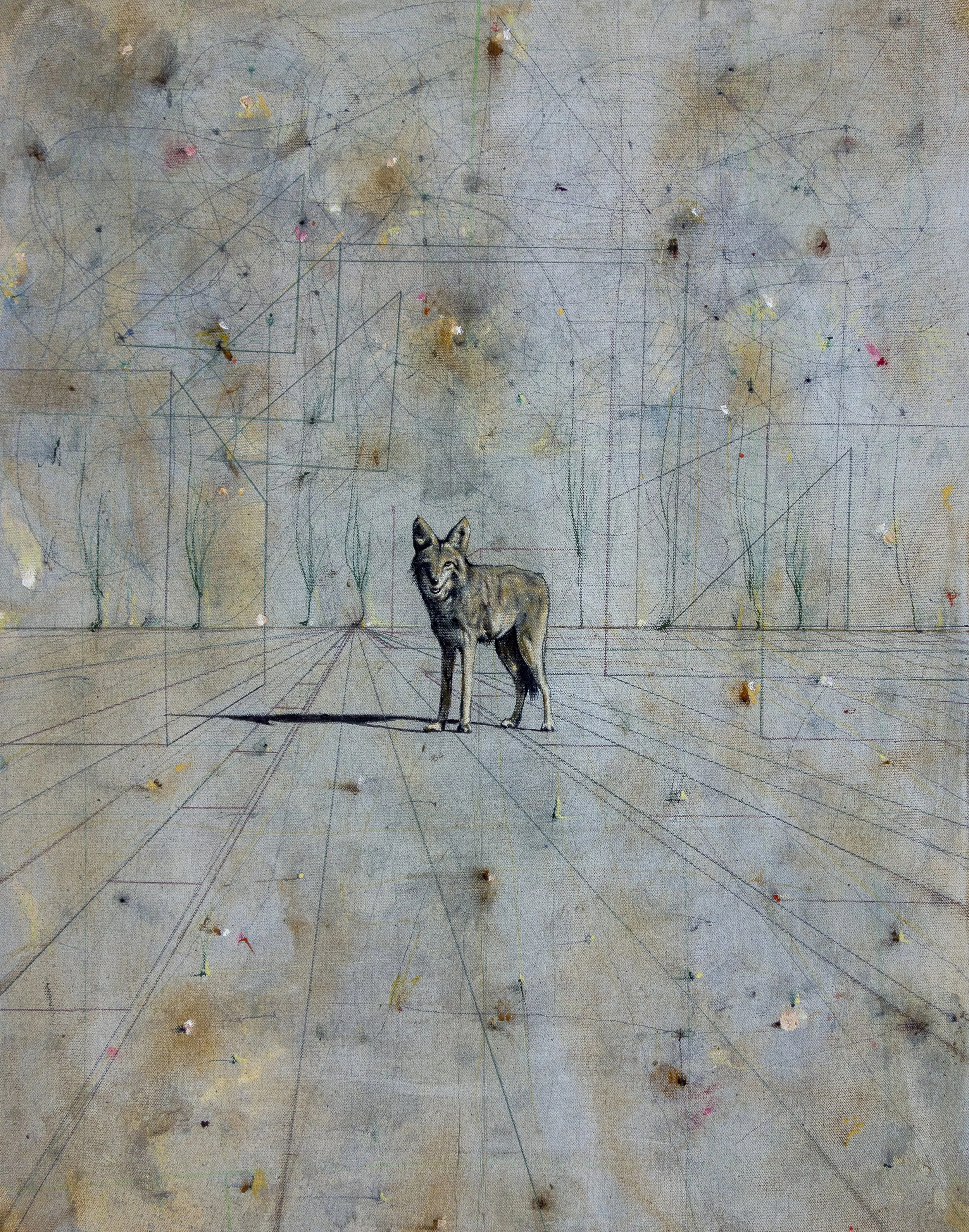 La Bienvenida - Oil on canvas - 70 cm H x 55 cm W