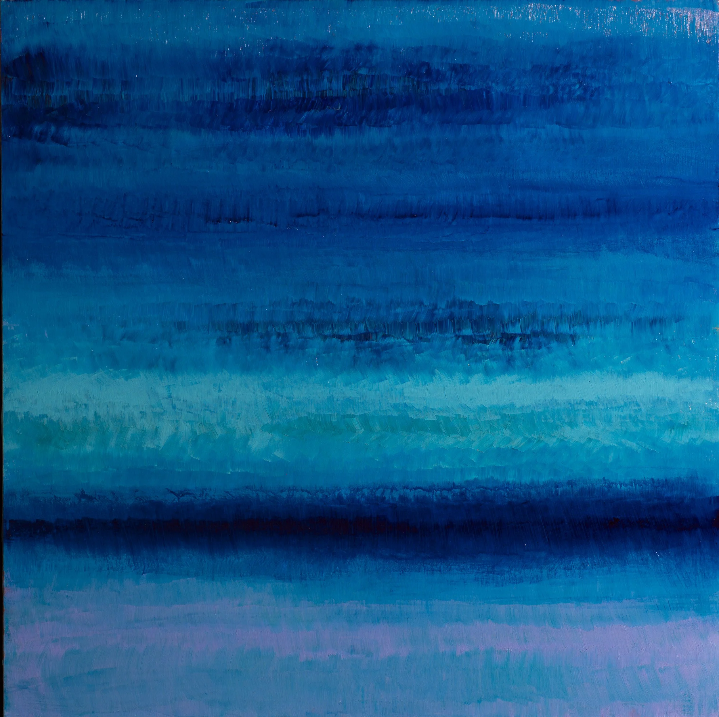 One Place, 3 Moments Moment 1 - Mixed on Canvas - 100 cm H x 100 cm W 