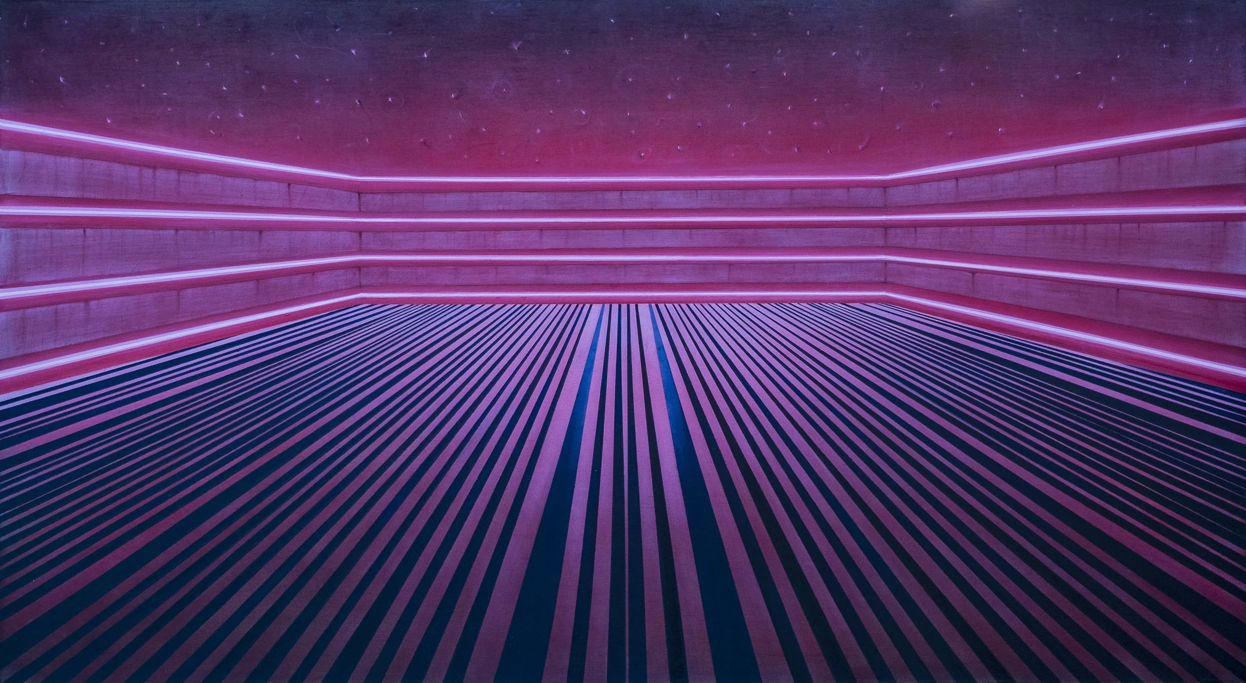 Scene From Beyons Memory - Oil on canvas - 86 cm H x 162 cm W