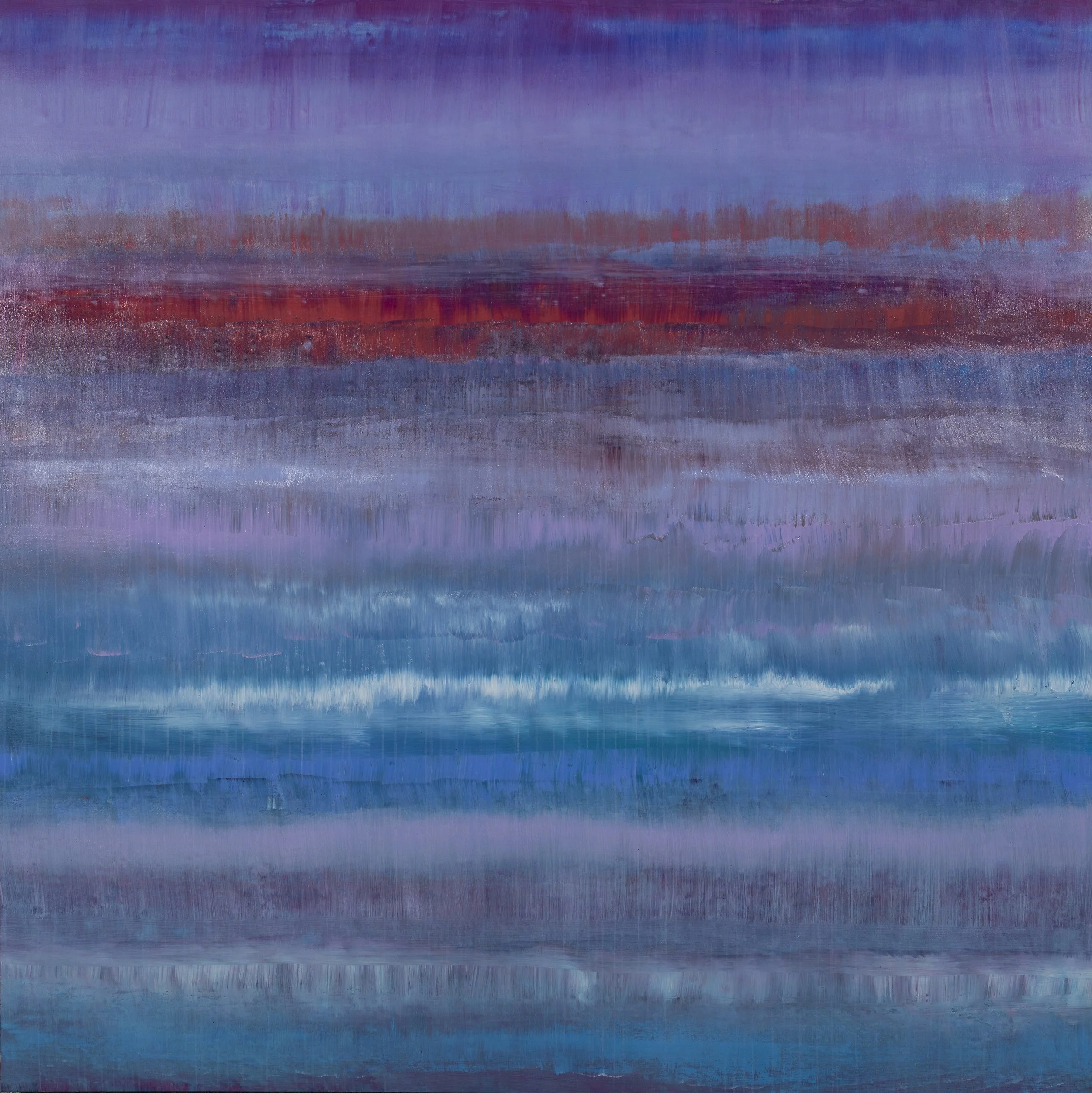 A kind of trembling energy - Mixed on Canvas - 200 cm H x 200 cm W