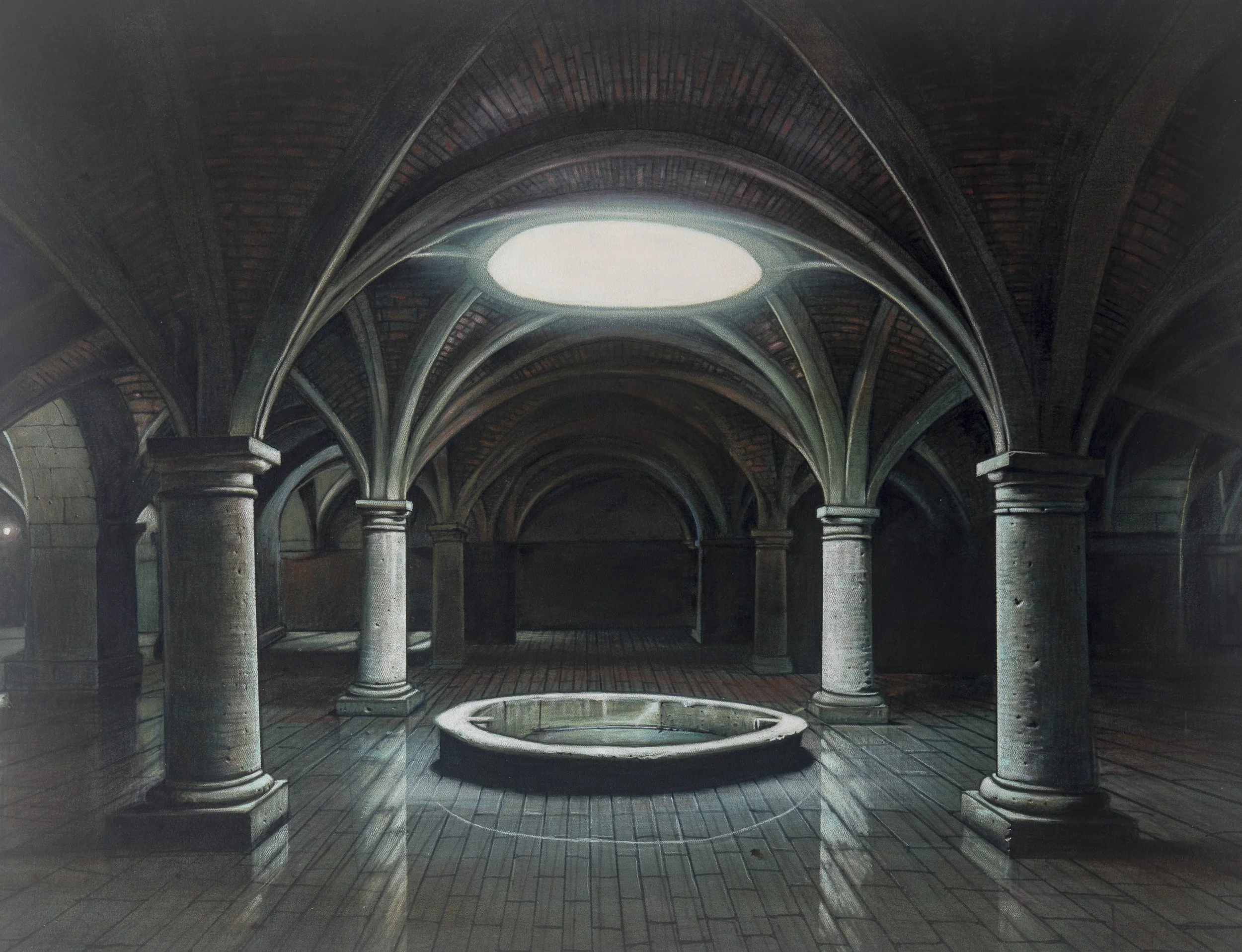 La Cisterna De Mazagáo - Oil on canvas - 89 cm H x 116 cm W