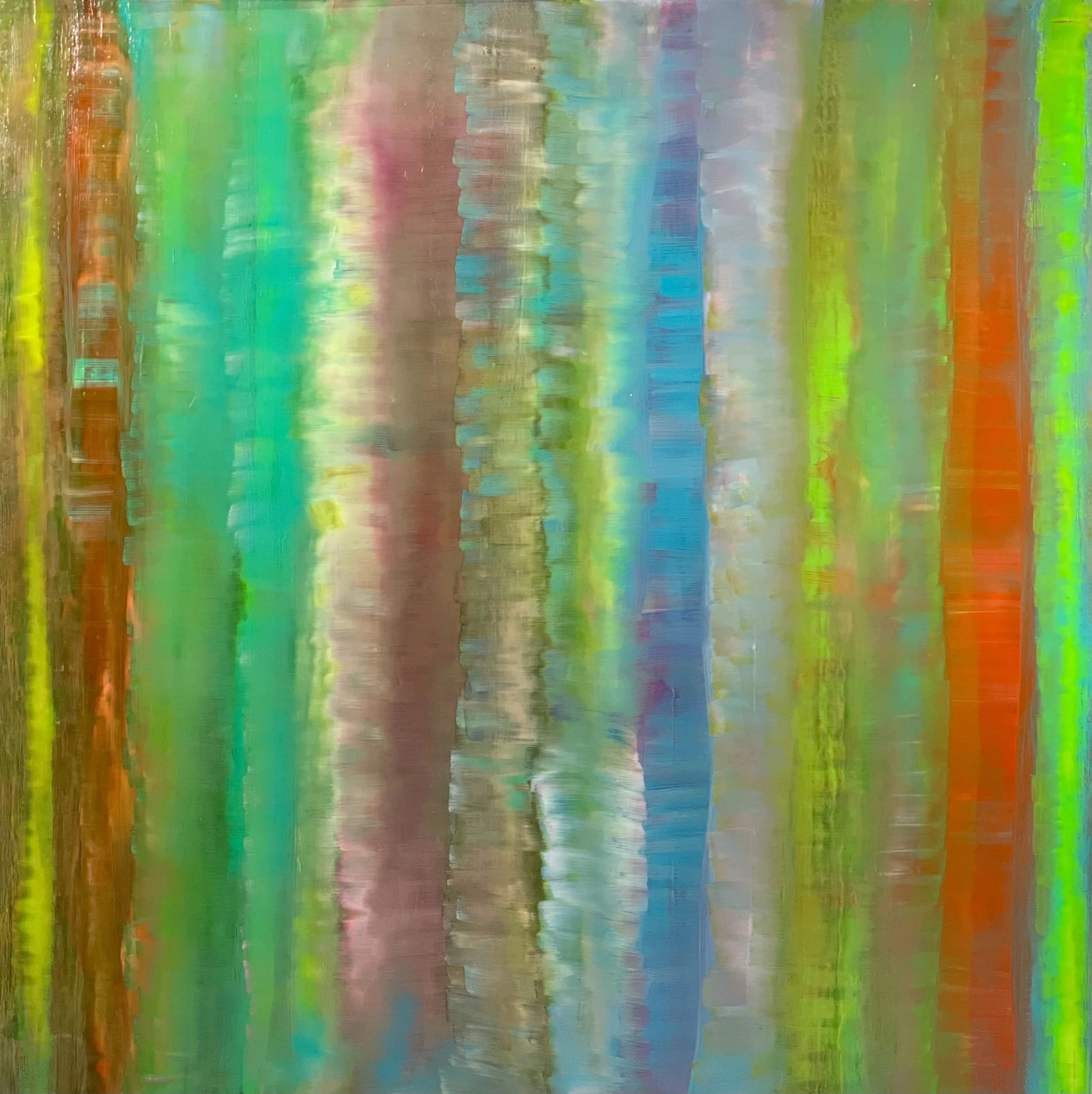 Screaming for joy no 18 - Mixed on Canvas - 150 cm H x 150 cm W