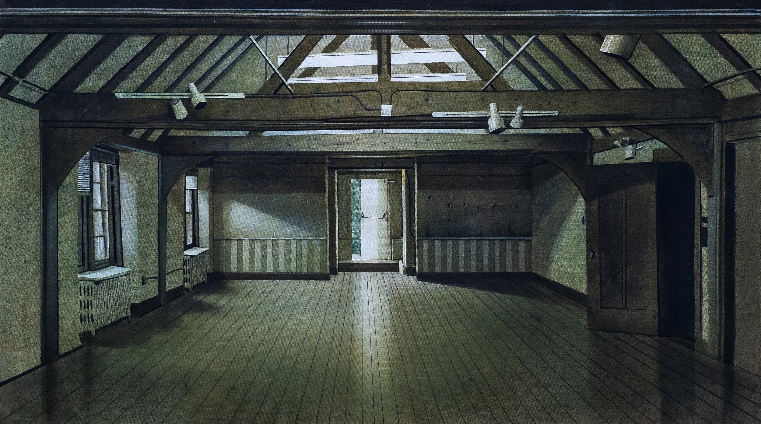 Interiors - Oil on canvas - 70 cm H x 130 cm W