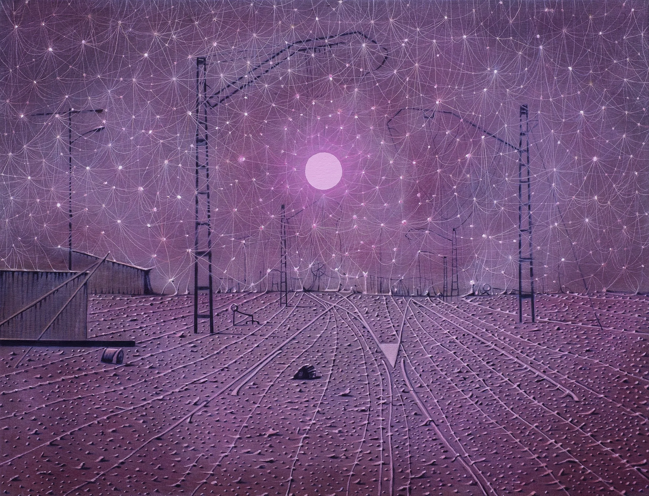 Road to Buveria - Oil on canvas - 97 cm H x 130 cm W