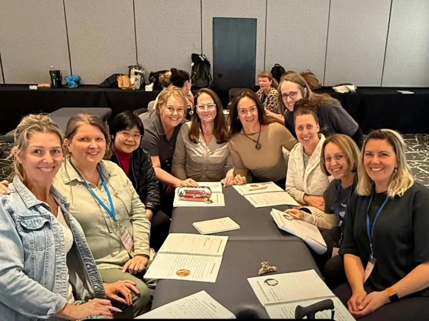 Jayne Birkett during immersive Spinal Flow practitioner training on the Gold Coast.