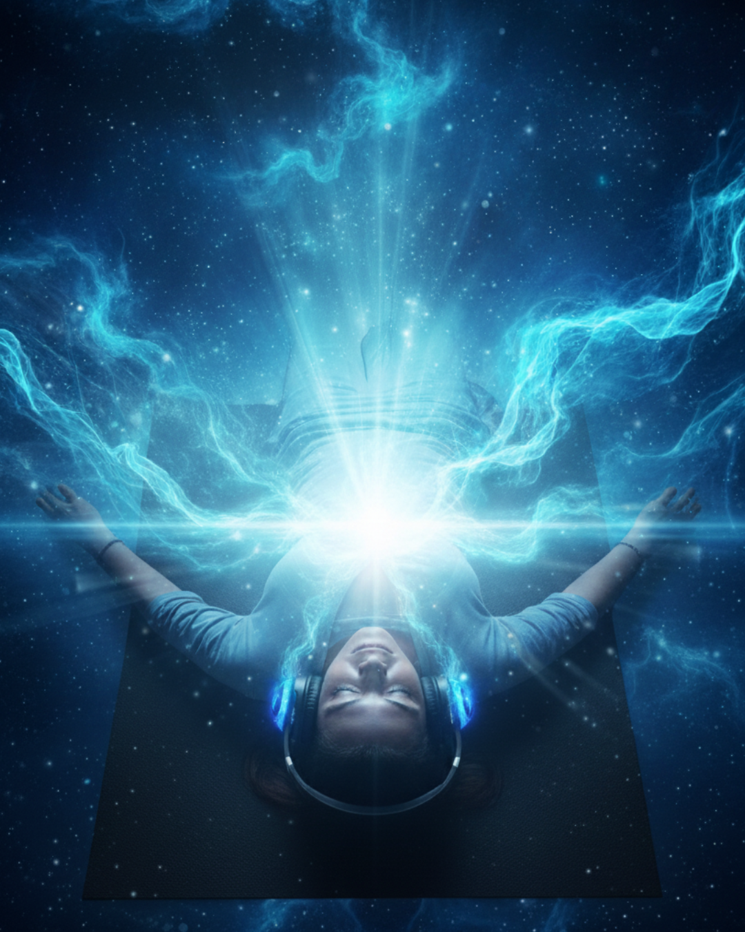 Visual representation of a 9D Breathwork subconscious somatic release session in Hamilton, NZ.