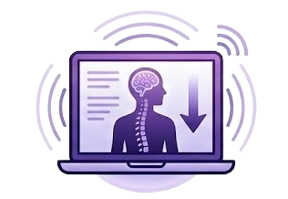 Icon for an Online Down Regulation Session by Aligned Within, providing remote nervous system support and emotional clarity.