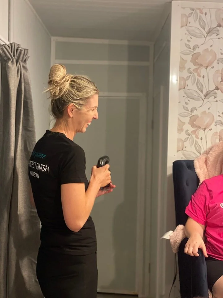 Jayne at Aligned Within Hamilton studio providing wellness services