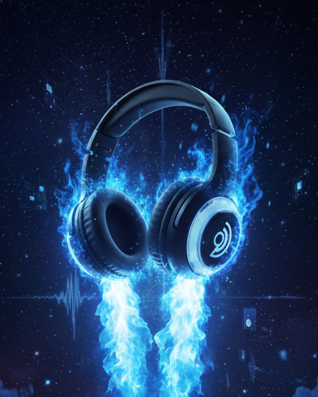 Immersive sound technology headphones used for 9D Breathwork sessions at Aligned Within Hamilton.