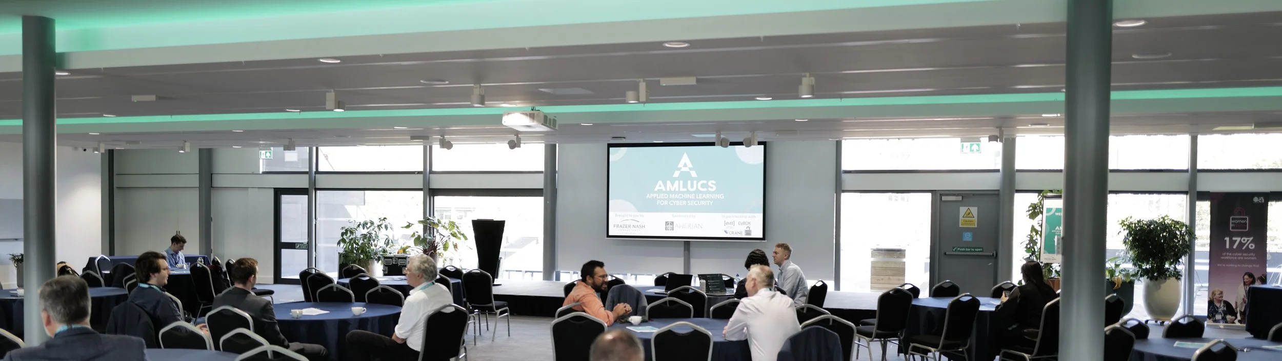 Conference room at We the Curious, AMLUCS 2025