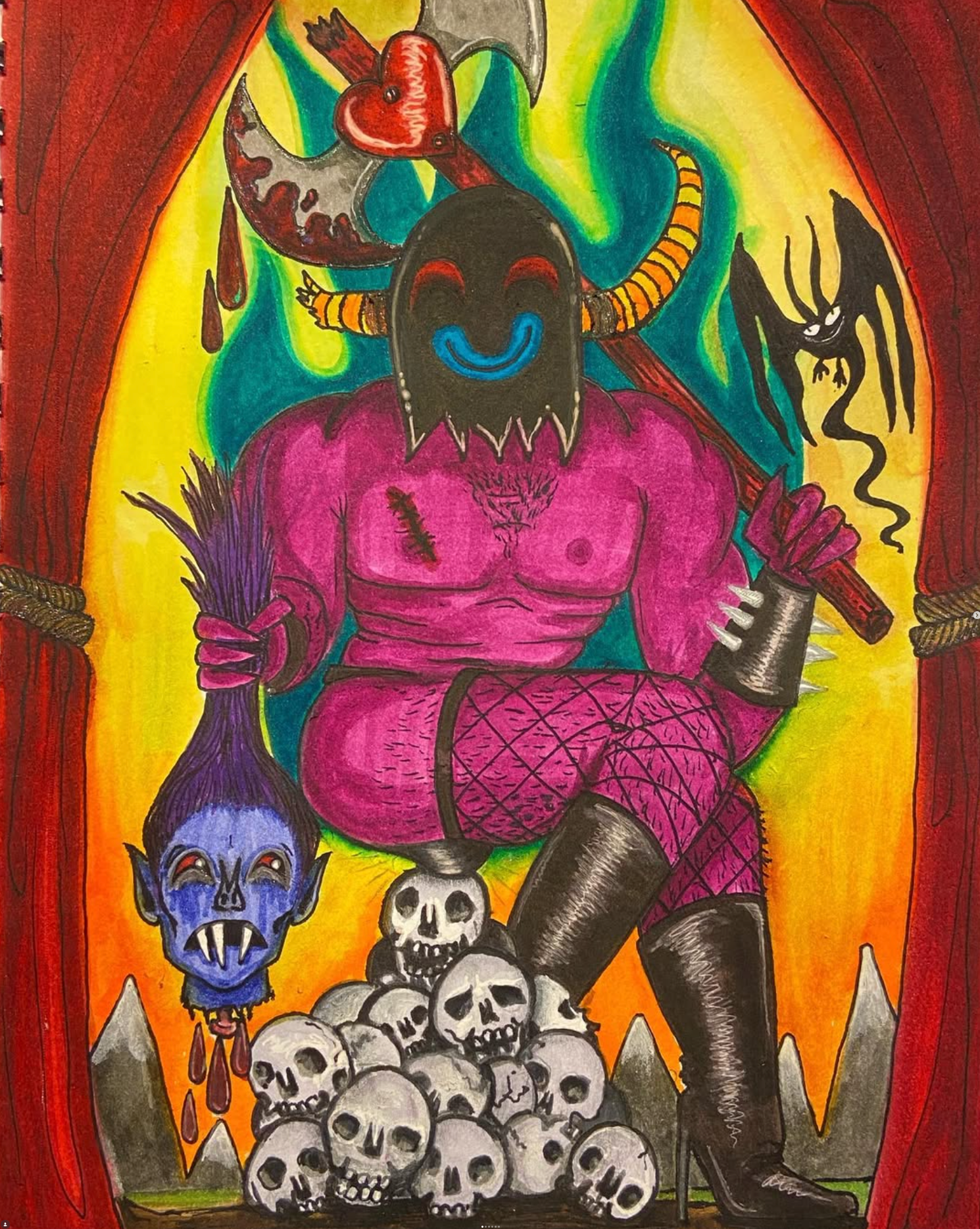 from Wizard of Barge's "Draw this in your style" challenge, 2021