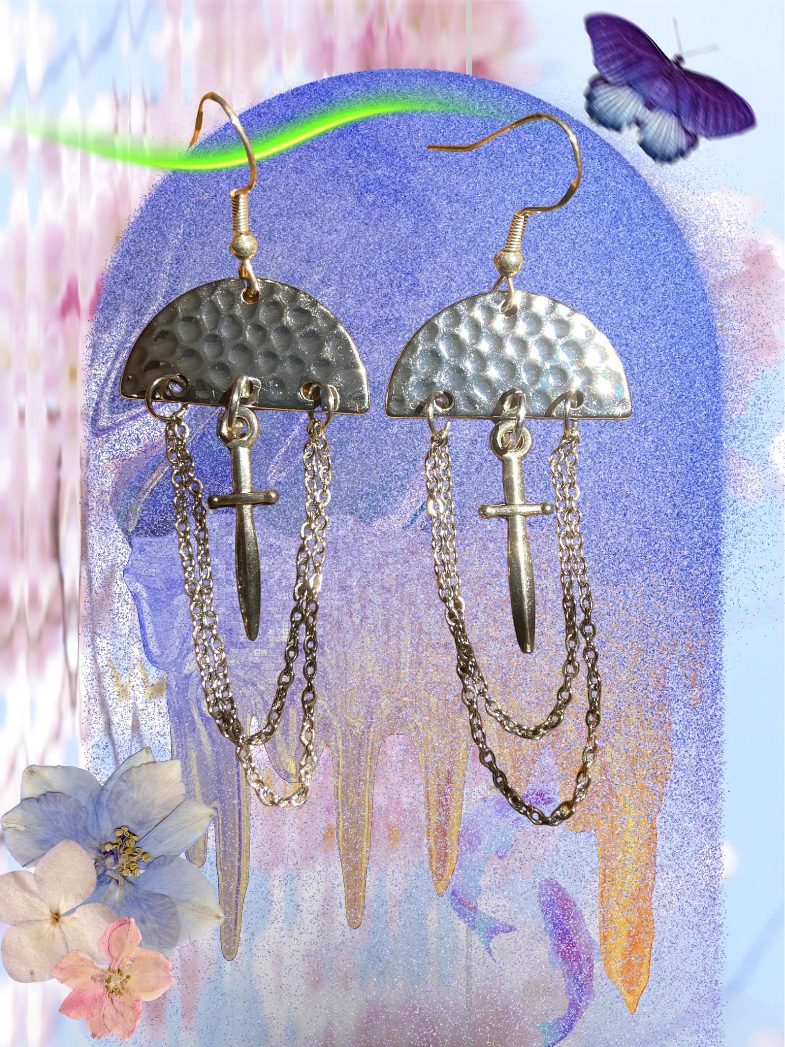 Chains of April Earrings