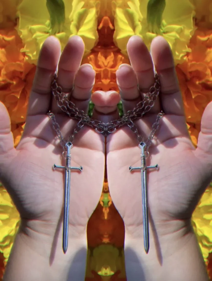 Destined Dissident Sword Necklace