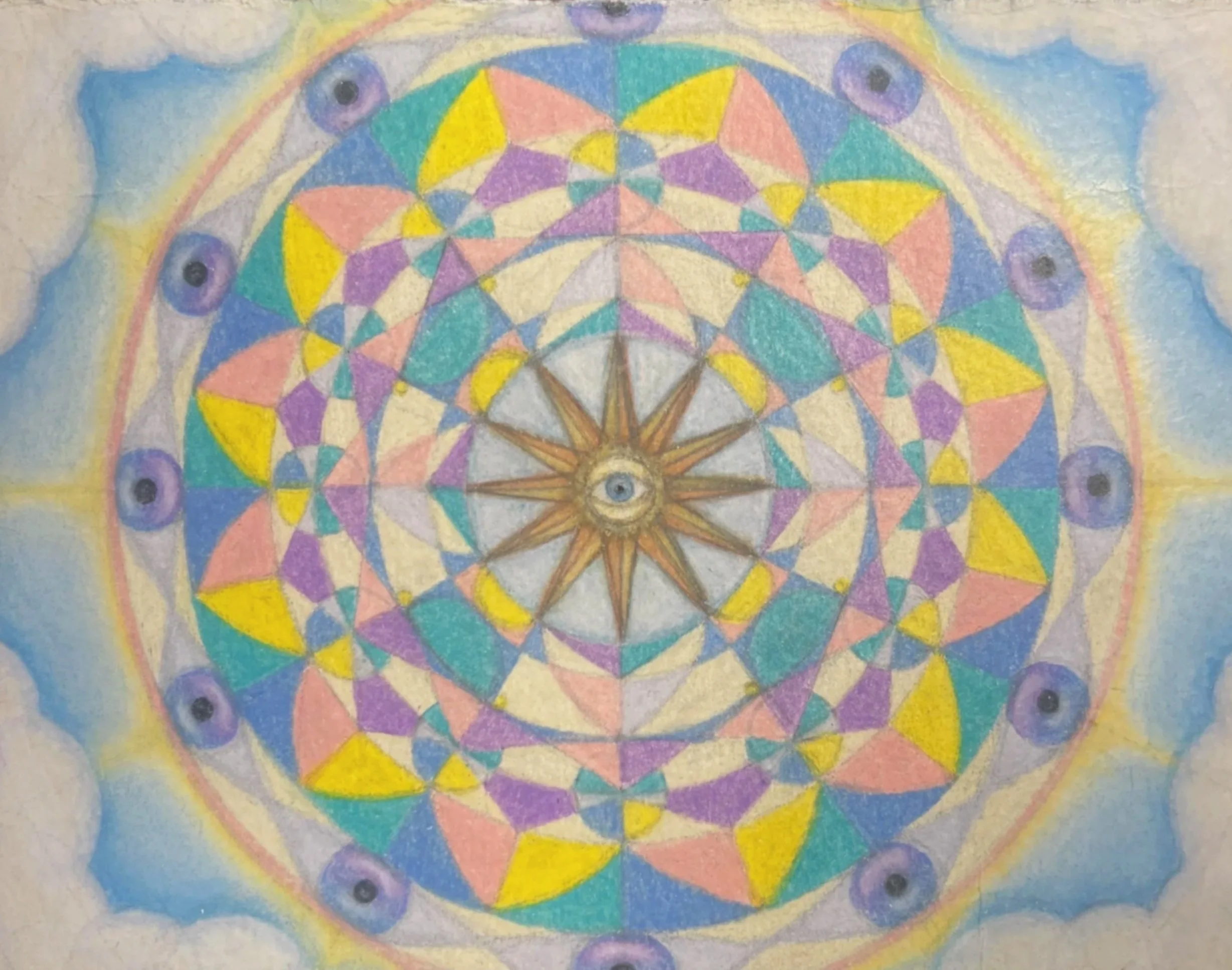Eyes To The Skies,
Color pencil
2026