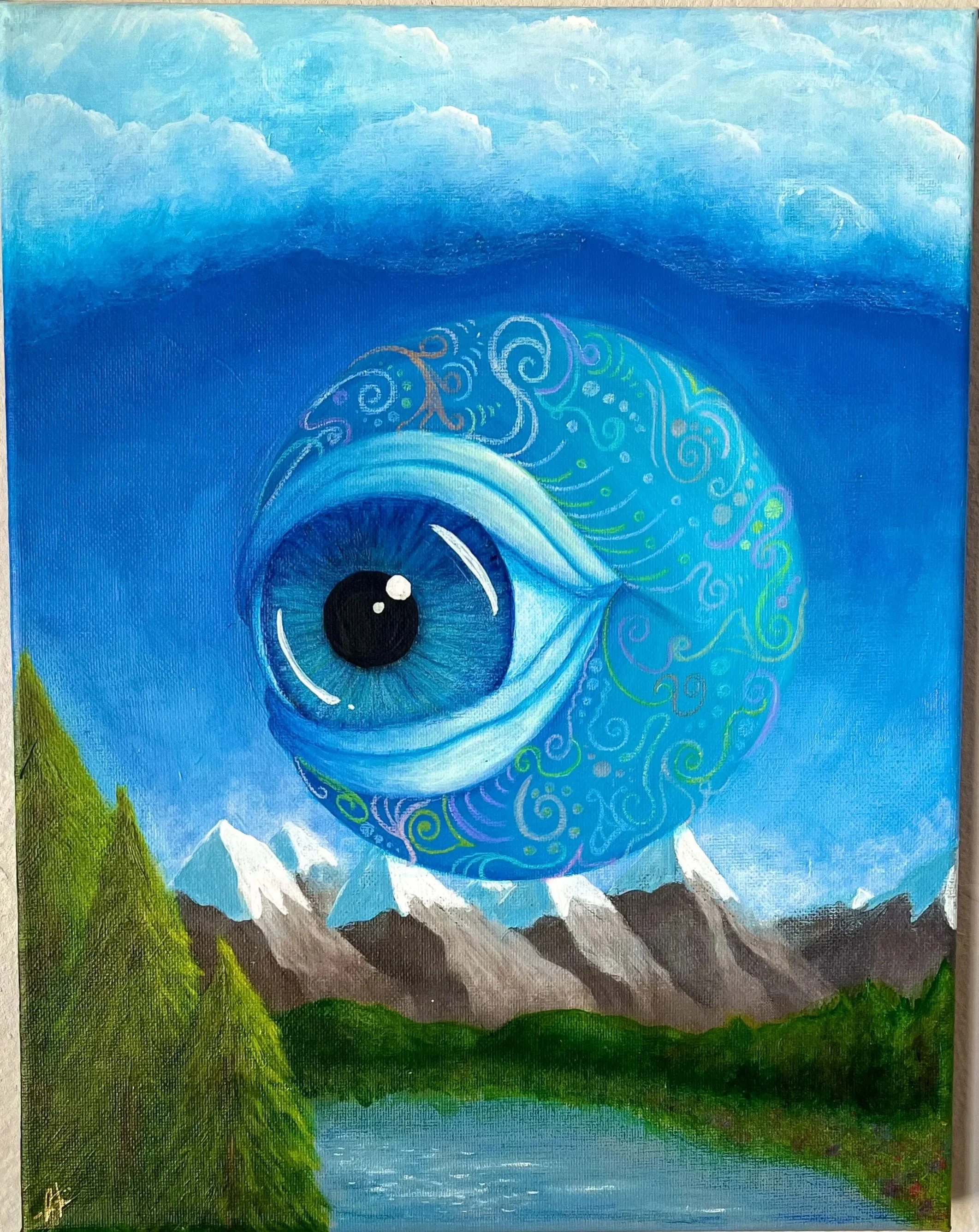Eye Want To Believe,
Acrylic
2024